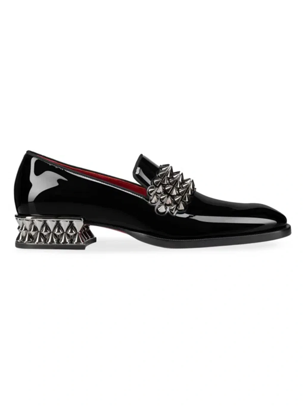Christian Louboutin Men's Martin On Spikes Loafers In Black | ModeSens