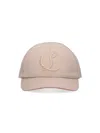 Christian Louboutin Men's Mooncrest Embroidered Baseball Hat In Cream