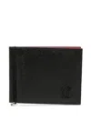 Christian Louboutin Mooncrest Calfskin Bifold Wallet With Money Clip