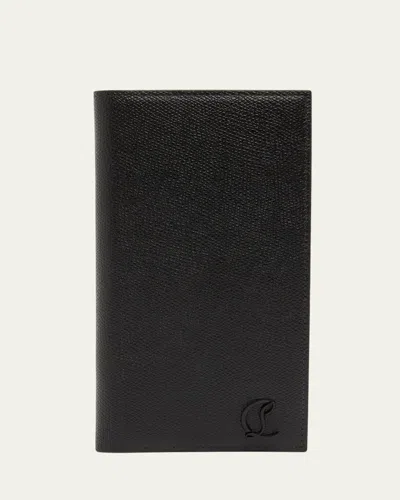 Christian Louboutin Men's Mooncrest Long Vertical Bifold Wallet