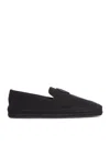 Christian Louboutin Men Nanou Mooncrest Ivy Flat Canvas In Black