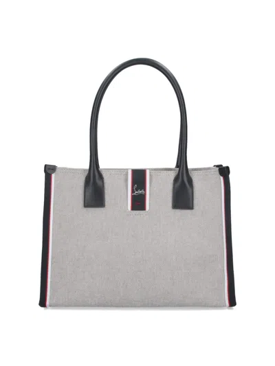 Christian Louboutin Men Nastroloubi' Tote Bag In Gray