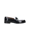 Christian Louboutin Penny Leather Loafers In Black