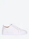 Christian Louboutin Mens White Louis Junior Leather Trainers