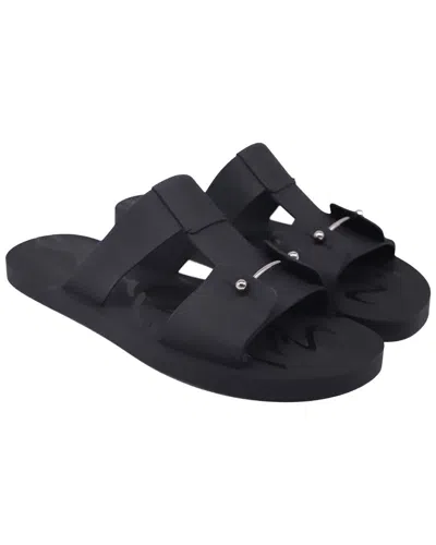 Pre-owned Christian Louboutin Men's Rubber Zakouski Slide (authentic Pre-loved)