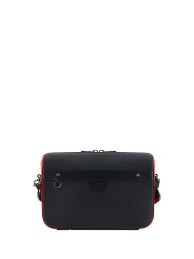 Christian Louboutin Men Ruisbuddy Shoulder Bag In Black