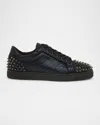 Christian Louboutin Seavaste 2 Orlato Flat Jacquard Sneaker In Black