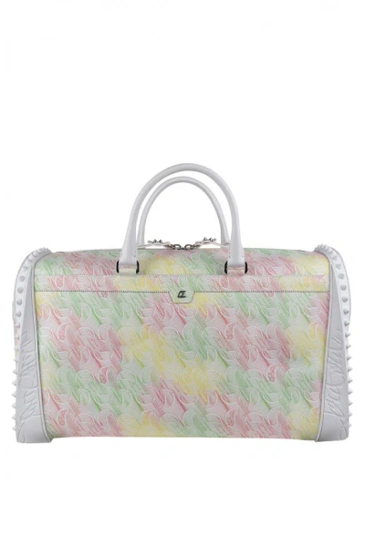 Christian Louboutin Men Sneakender Travel Bag In White