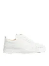 Christian Louboutin Louis Junior Spikes Cap-toe Full-grain Leather Sneakers In Multi