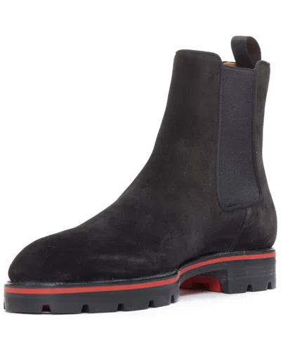 Pre-owned Christian Louboutin Men's Suede Alpinono Boot (authentic Pre-loved)