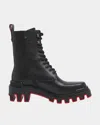 Christian Louboutin Mens Black Trott Dune Alta Uomo Leather Boots In Black