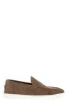 Christian Louboutin Varsiboat Flat Loafers In Cream