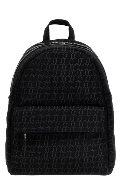 Christian Louboutin Men 'zip N Flap' Backpack In Black