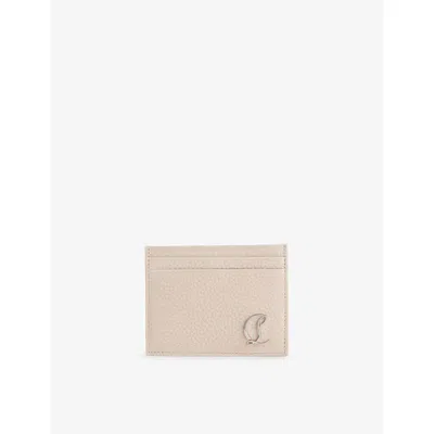 Christian Louboutin Mens  Mooncrest Leather Card Holder In Multi