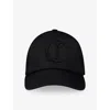Christian Louboutin Mens Black Mooncrest Cotton-canvas Baseball Cap Xs