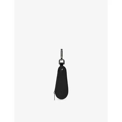 Christian Louboutin Mens Black Mooncrest Leather Shoehorn Keyring