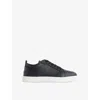 Christian Louboutin Rantulow Leather-trimmed Mesh Sneakers In Black