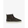 Christian Louboutin Louis Crosta Camouflage High Top Sneaker In Brown