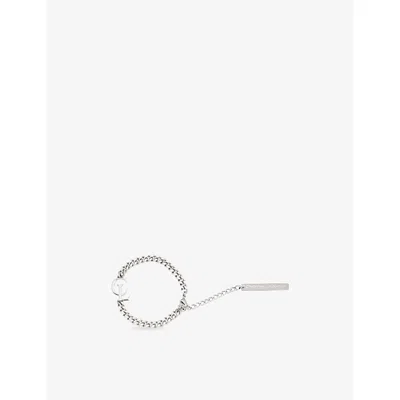 Christian Louboutin Mens Cl Silver-toned Metal Chain Bracelet