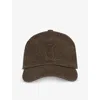 Christian Louboutin Mens Silex Enky Mooncrest Corduroy Cotton Cap In Silex