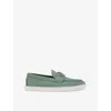 Christian Louboutin Boat Round Toe Loafers With Metal Hardware