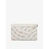 Christian Louboutin Mens Multi/leche/white Funky Woven Clutch