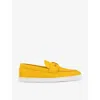 CHRISTIAN LOUBOUTIN CHRISTIAN LOUBOUTIN MENS POLLEN CHAMBELIBOAT LEATHER LOW-TOP BOAT SHOES