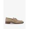 CHRISTIAN LOUBOUTIN CHRISTIAN LOUBOUTIN MEN'S SAHARIENNE CHAMBELIMOC LEATHER DERBY SHOES