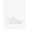 Christian Louboutin Mens Louis Junior Leather Low-top Trainers Whit In White