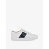 Christian Louboutin Retero Leather And Canvas Sneakers