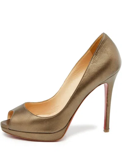 Pre-owned Christian Louboutin Metallic Pumps