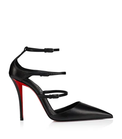Christian Louboutin Milena Leather Pumps 100 In Black