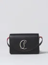 Christian Louboutin Loubi54 Small Crossbody In Nappa Leather In Black