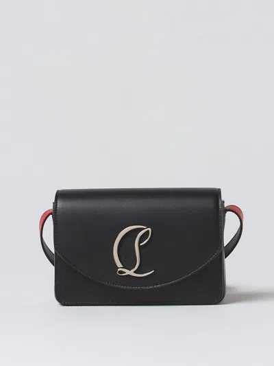 Christian Louboutin Loubi54 Small Crossbody In Nappa Leather In Black