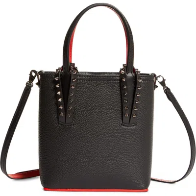 CHRISTIAN LOUBOUTIN CHRISTIAN LOUBOUTIN MINI CABATA LEATHER TOTE