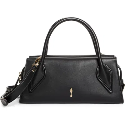 Christian Louboutin Mini Lambskin Baquette Bag In Black