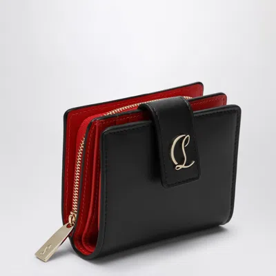 Christian Louboutin Mini Wallet Loubi54 Black Calf Leather