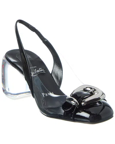 Christian Louboutin Minny Bubble Sling Leather Pum In Multi