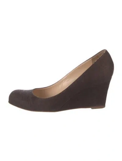 Pre-owned Christian Louboutin Miss Boxe 70 Pumps In Brown