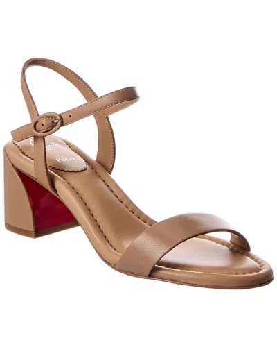Christian Louboutin Miss Jane 55 Leather Sandal In Multi