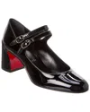 Christian Louboutin Woman Pumps Black Size 7 Leather In Black