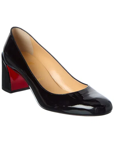Christian Louboutin Miss Jane 55 Patent Pump In Black