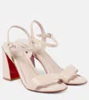Christian Louboutin Womens Leche Miss Sabina 85 Patent-leather Heeled Sandals In Leche