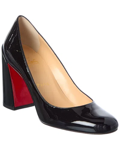 Christian Louboutin Miss Jane 85 Patent Pump In Black
