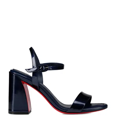 Christian Louboutin Miss Jane Patent Leather Heeled Sandals 85