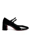 Christian Louboutin Miss Jane Patent Leather Mary Janes 55 In Black