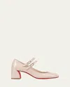 Christian Louboutin Miss Jane 55 Patent Pump In Lechelin Leche