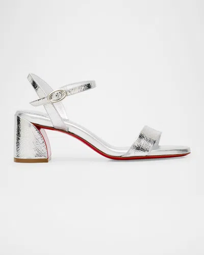 Christian Louboutin Miss Jane Red Sole Ankle-strap Sandals