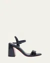 Christian Louboutin Miss Jane Red Sole Ankle-strap Sandals In Multi