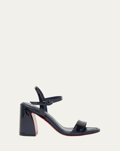 Christian Louboutin Miss Jane Red Sole Ankle-strap Sandals In Multi
